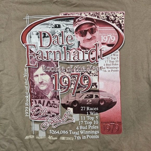 Vintage Dale Earnhardt Tshirt Large Chase Nascar Intimidator #3 Chevy 90s Racing - Picture 6 of 11